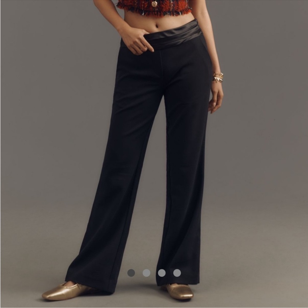 Maeve Cummerbund Wide Leg Pants
Size 16